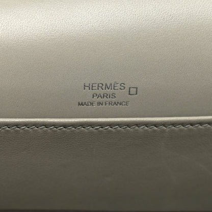 Hermes Matte Alligator Lizard Mini Sac Roulis Ombre Gris Perle 6 of 8