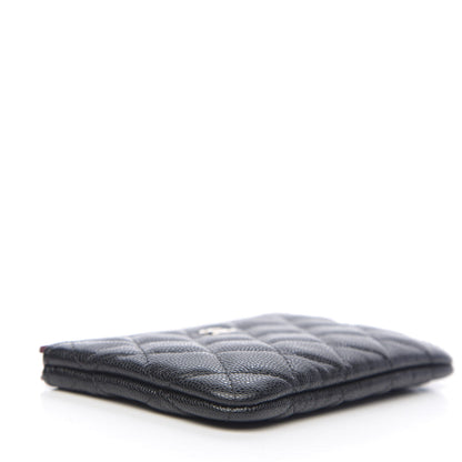 Chanel Caviar Quilted Small Cosmetic Case Black 3 of 7