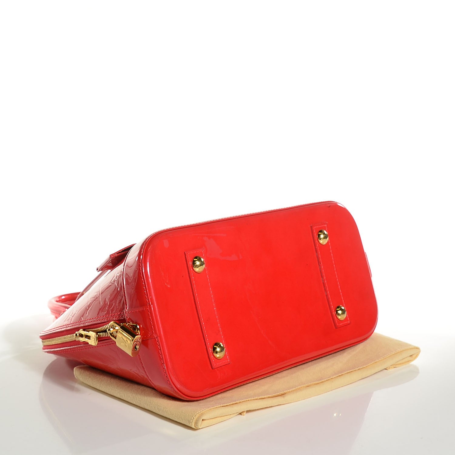 Louis Vuitton Vernis Alma PM Rouge Grenadine 4 of 7