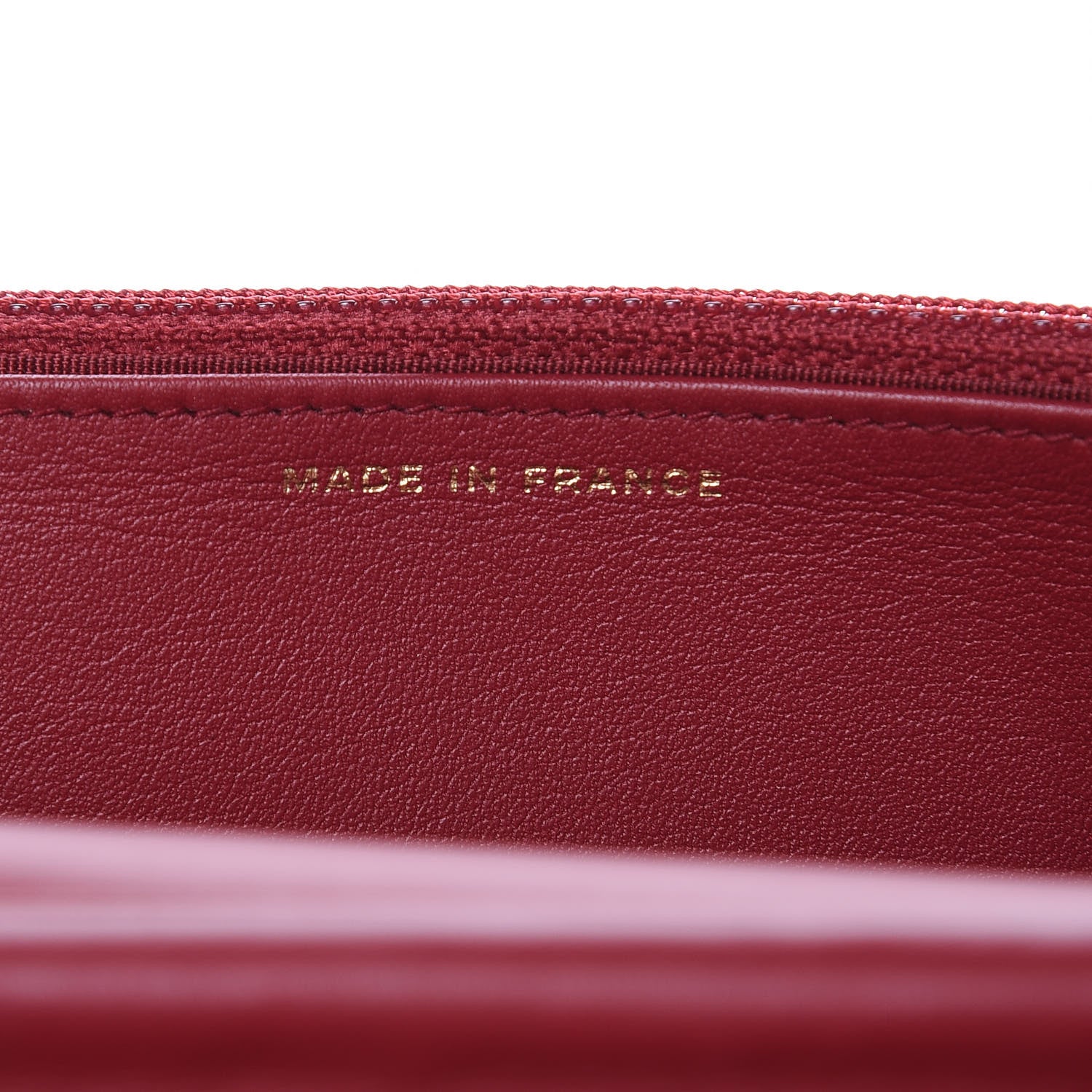 Chanel Calfskin Quilted Boy Wallet On Chain WOC Red 8 of 13