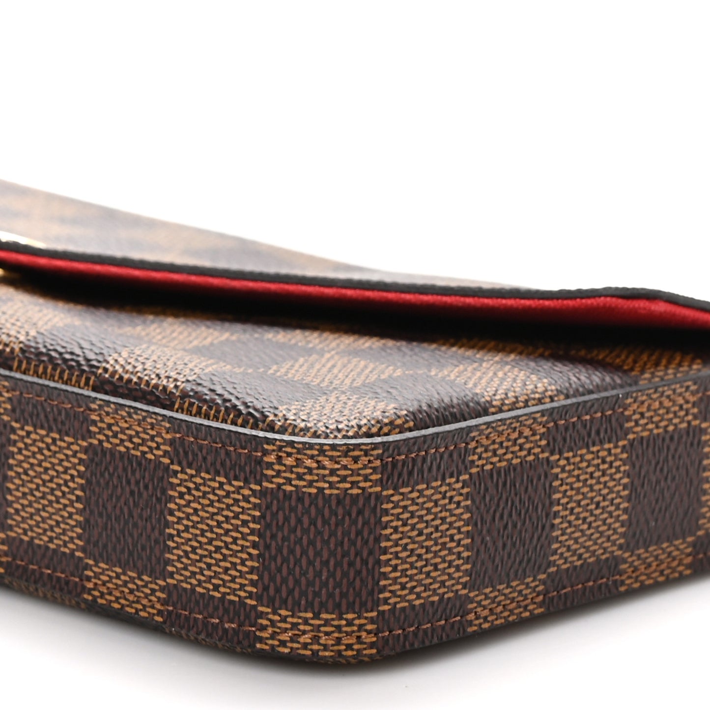 Damier Ebene Pochette Felicie Chain Wallet