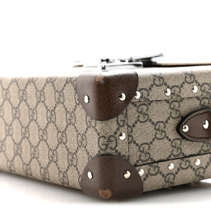 Gucci GG Supreme Monogram Globe-Trotter Beauty Case Brown 10 of 14
