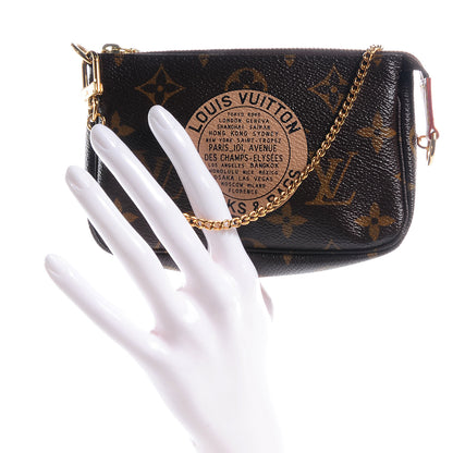 Louis Vuitton Monogram Complice Trunks and Bags Mini Pochette Accessories Beige 2 of 7