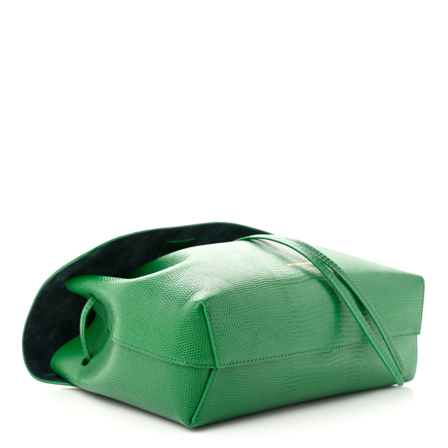 Mansur Gavriel Calfskin Lizard Embossed Mini Soft Lady Bag Leaf 4 of 9