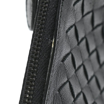 Bottega Veneta Nappa Intrecciato Zip Pouch Black 9 of 9