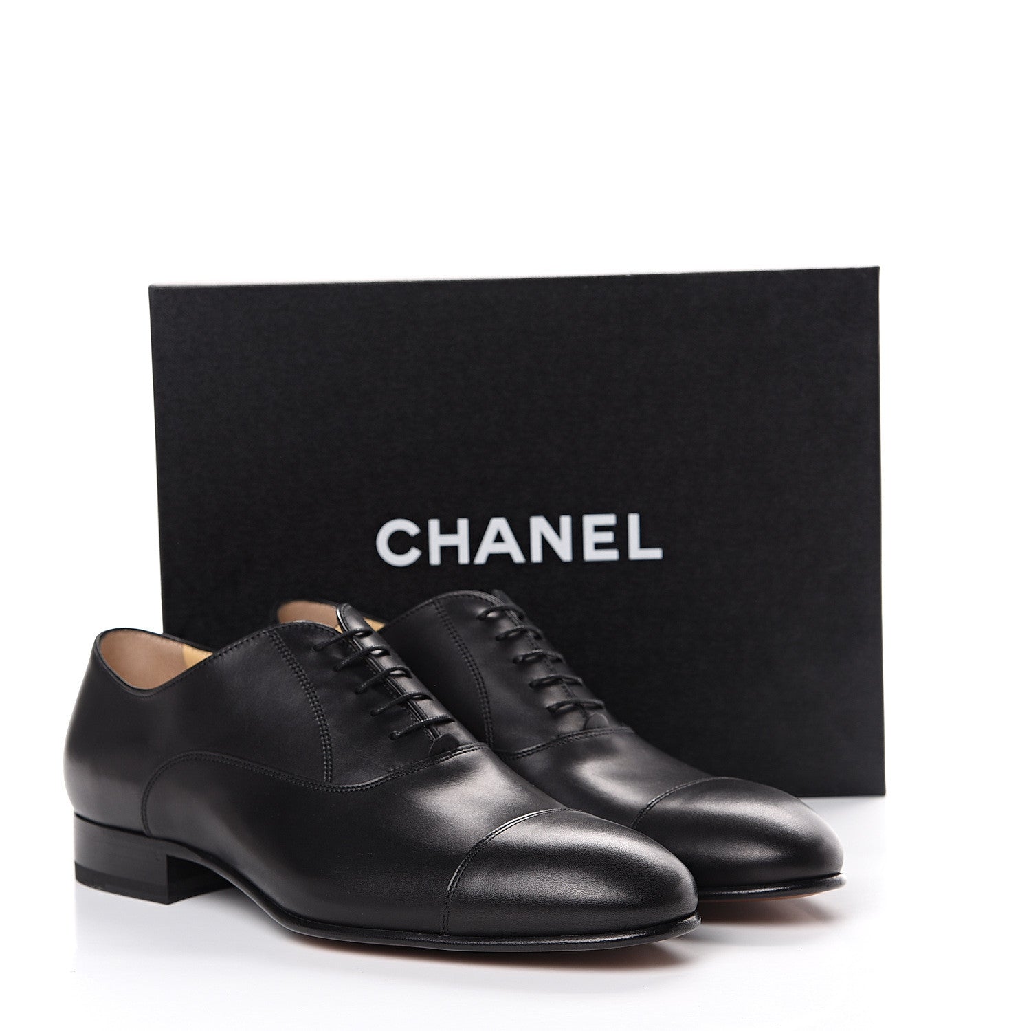 Chanel Smooth Calfskin Mens Loafers 42 Black 8 of 8