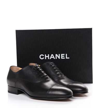 Chanel Smooth Calfskin Mens Loafers 42 Black 8 of 8