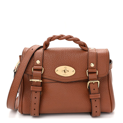 Mulberry Heavy Grain Mini Alexa Chestnut 1 of 9