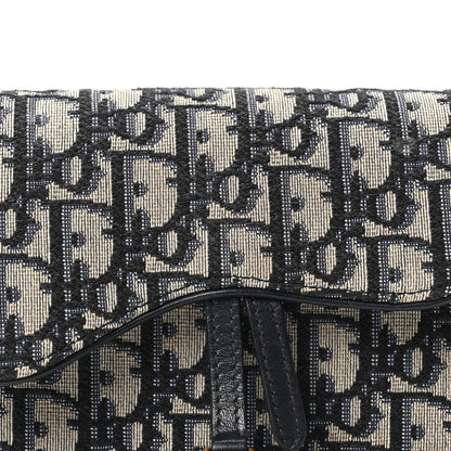 Christian Dior Oblique Saddle Belt Bag Blue 8 of 10