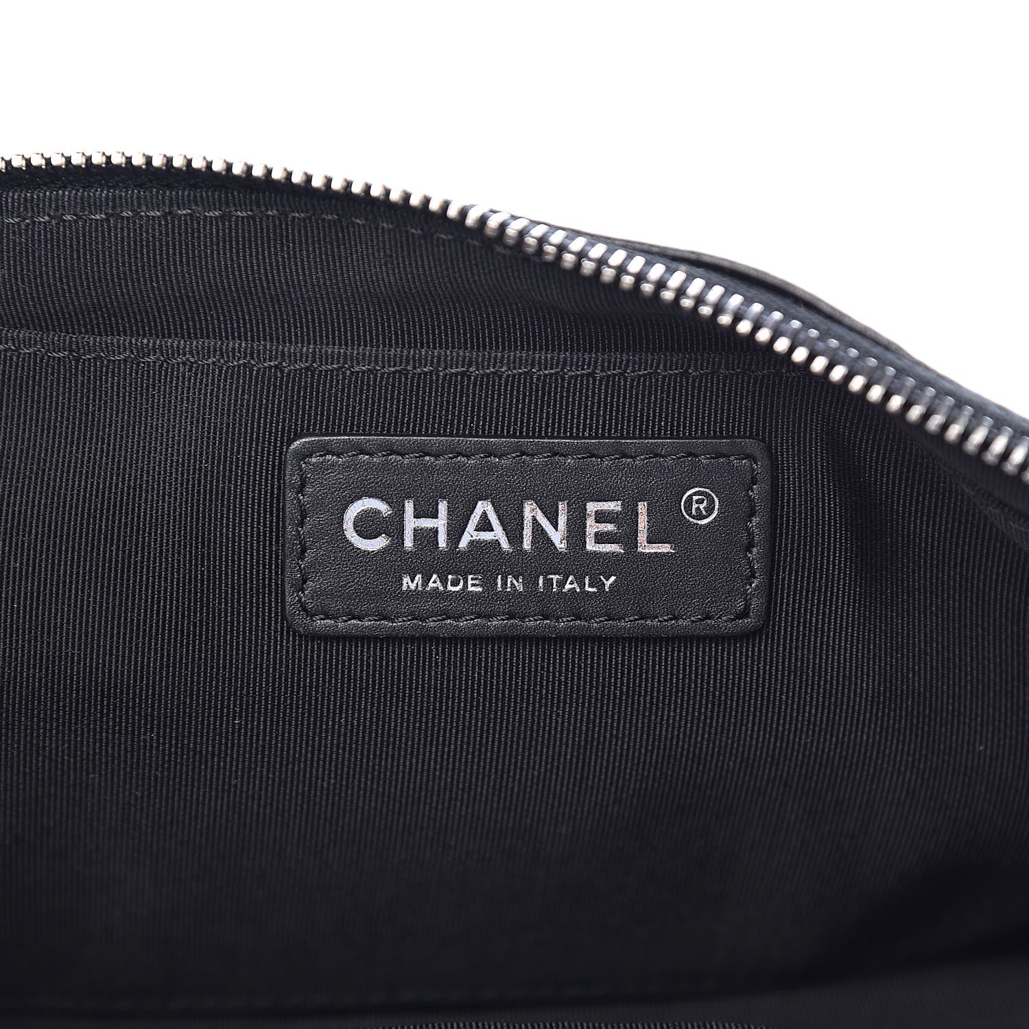 Chanel Grained Calfskin Quilted Casual Rock Waist Bag Fanny Pack Black 6 of 10