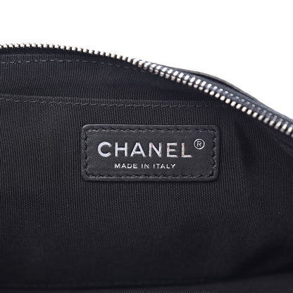 Chanel Grained Calfskin Quilted Casual Rock Waist Bag Fanny Pack Black 6 of 10