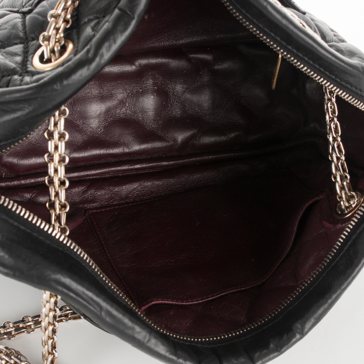 Chanel Aged Calfskin Quilted Medium Reissue Camera Case Black 4 of 6
