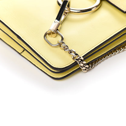 Chloe Suede Calfskin Mini Faye Bracelet Bag Lemonade 9 of 10