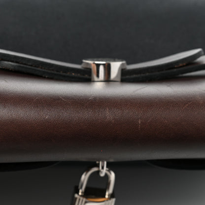 Hermes Toile Vache Hunter Herbag Zip 31 PM Black Ebene 8 of 10