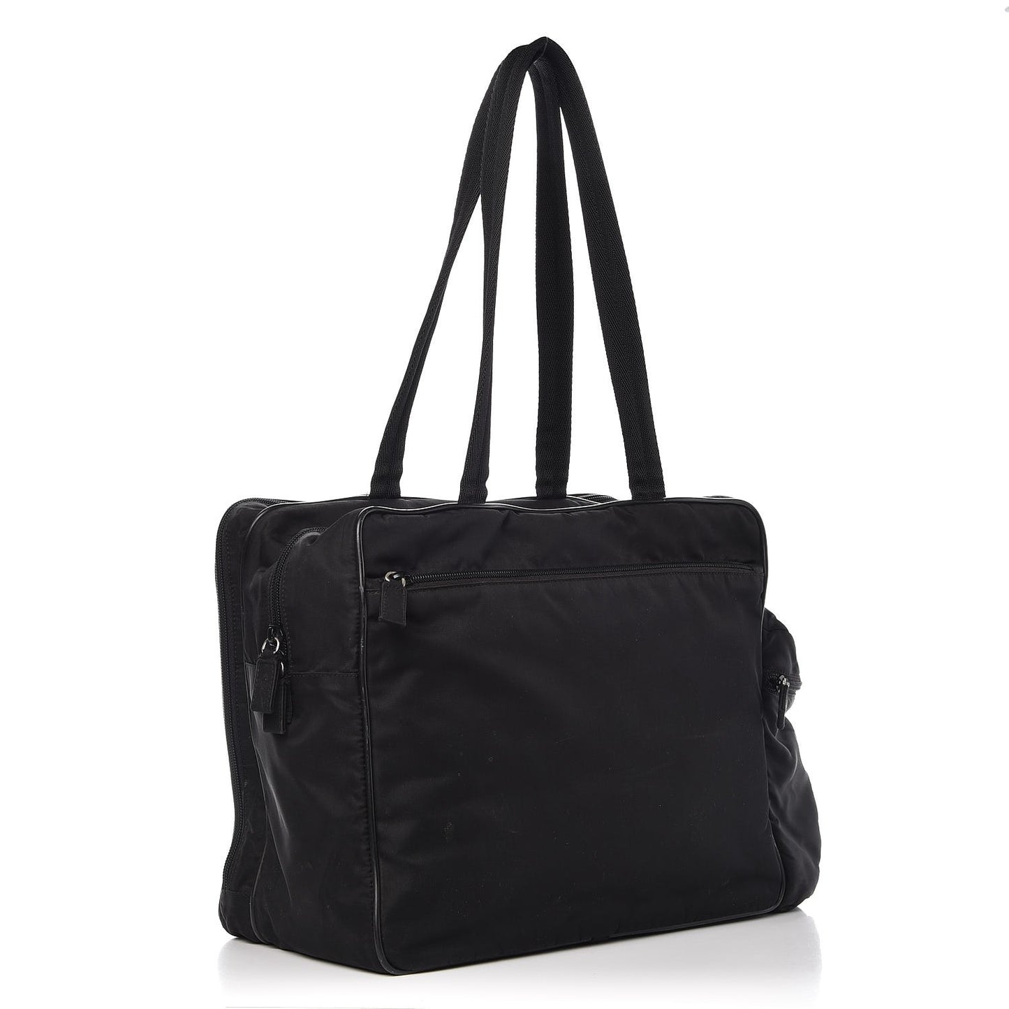 Tessuto Nylon Vela Diaper Bag Black