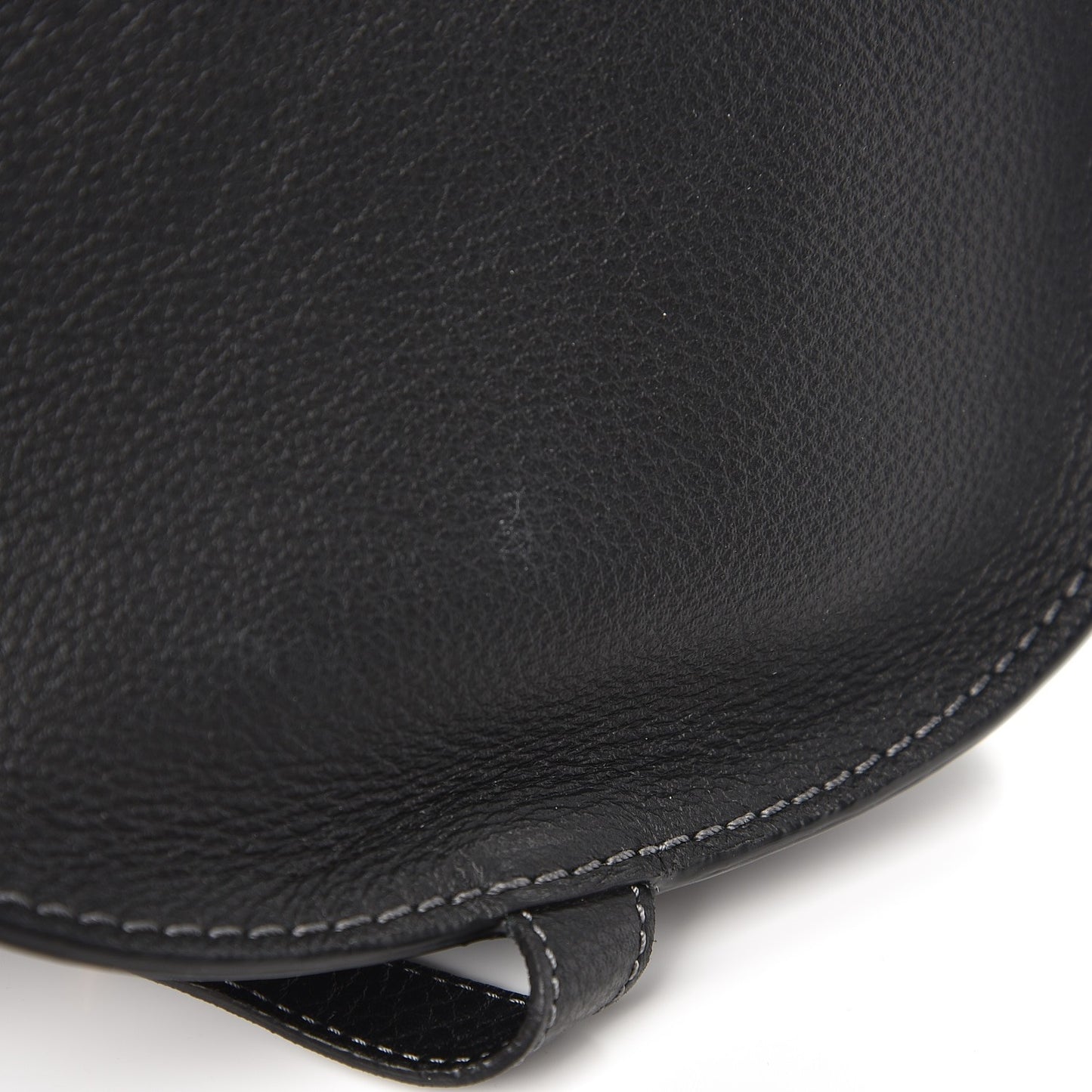 Calfskin Mini Marcie Round Crossbody Bag Black