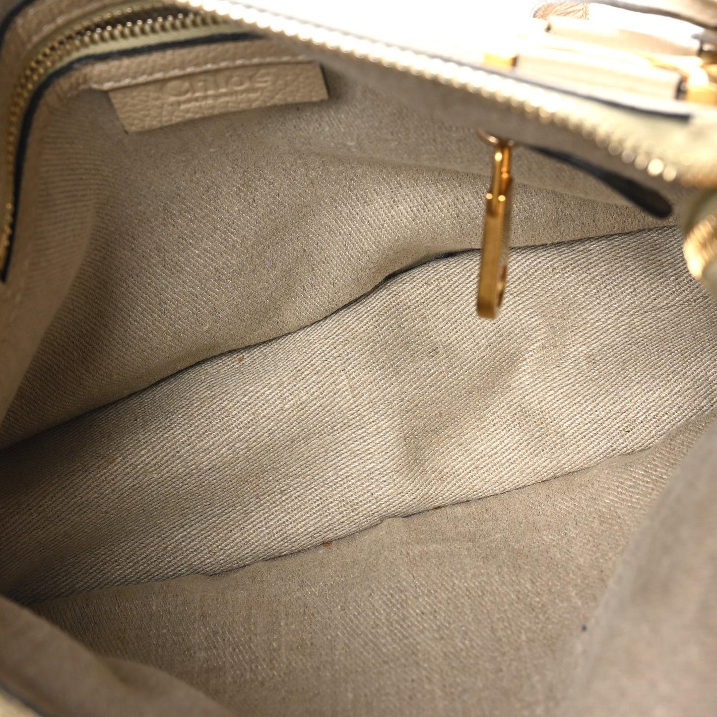 Calfskin Small Marcie Satchel Root Beige