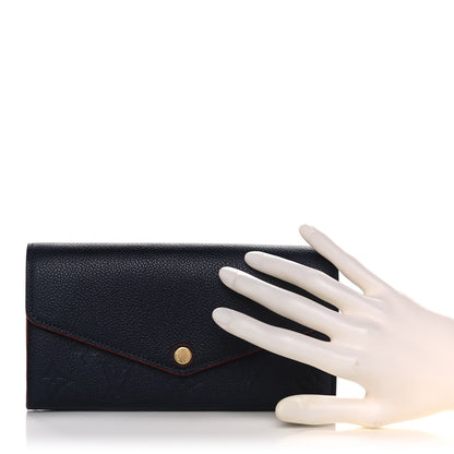Louis Vuitton Empreinte Sarah Wallet NM Marine Rouge 2 of 13