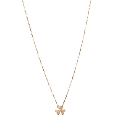 Van Cleef & Arpels 18K Yellow Gold Diamond Mini Frivole Pendant Necklace 1 of 6