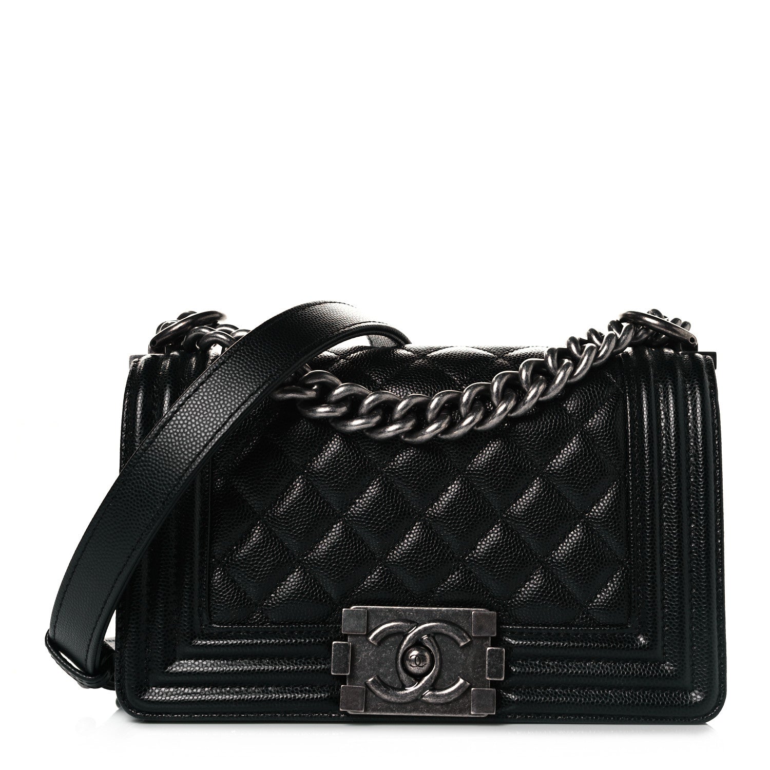 Chanel Caviar Quilted Small Boy Flap Black 1 of 10
