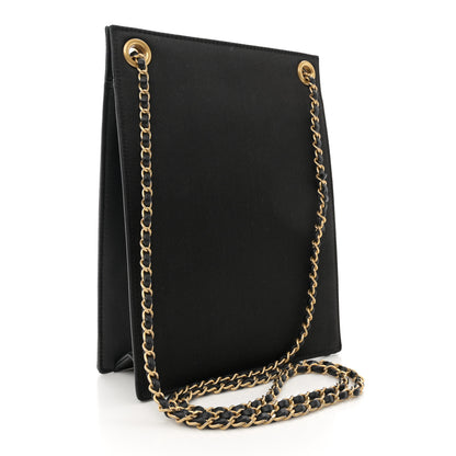 Chanel Satin Sequin No. 5 Shoulder Bag Black 3 of 11