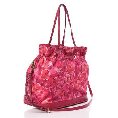 Louis Vuitton Nylon Monogram Ikat Noefull MM Rose Indien 3 of 21