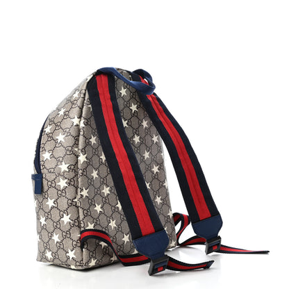 Gucci GG Supreme Monogram Stars Childrens Backpack Beige Ebony Yellow Royal 3 of 9