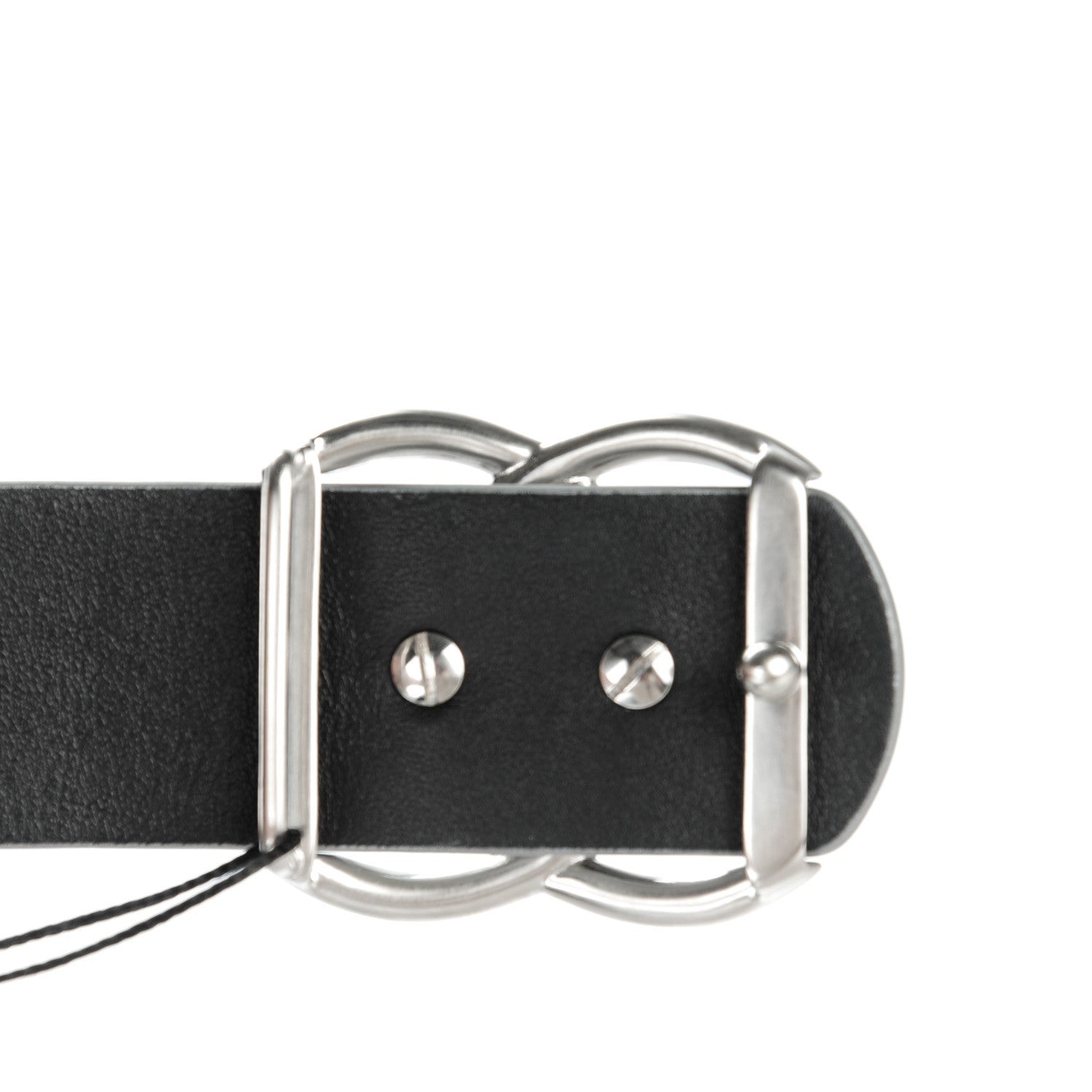 Chanel Calfskin CC Mirror Belt 85 34 Silver 4 of 9