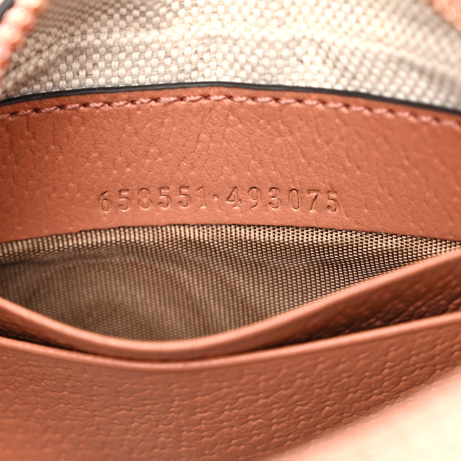 Gucci GG Supreme Monogram Textured Calfskin Web Mini Ophidia Half Moon Hobo Rose Pink 7 of 10