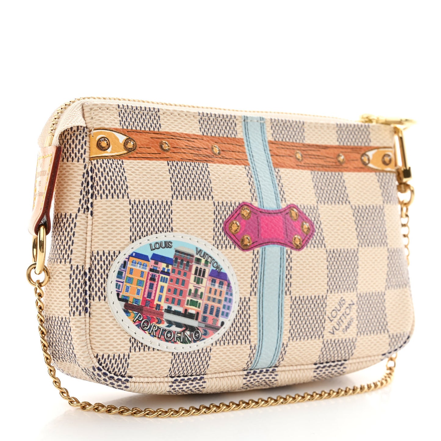 Damier Azur Summer Trunks Portofino Mini Pochette Accessories