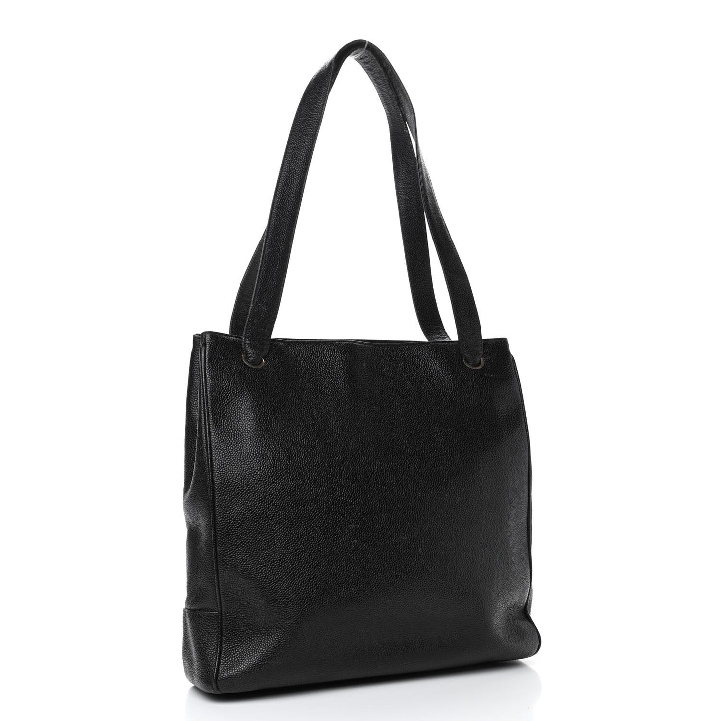 Caviar CC Shoulder Bag Black