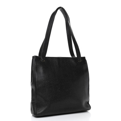 Chanel Caviar CC Shoulder Bag Black 2 of 7