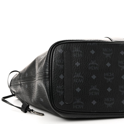 MCM Visetos Medium Liz Reversible Shopper Tote Black 13 of 17