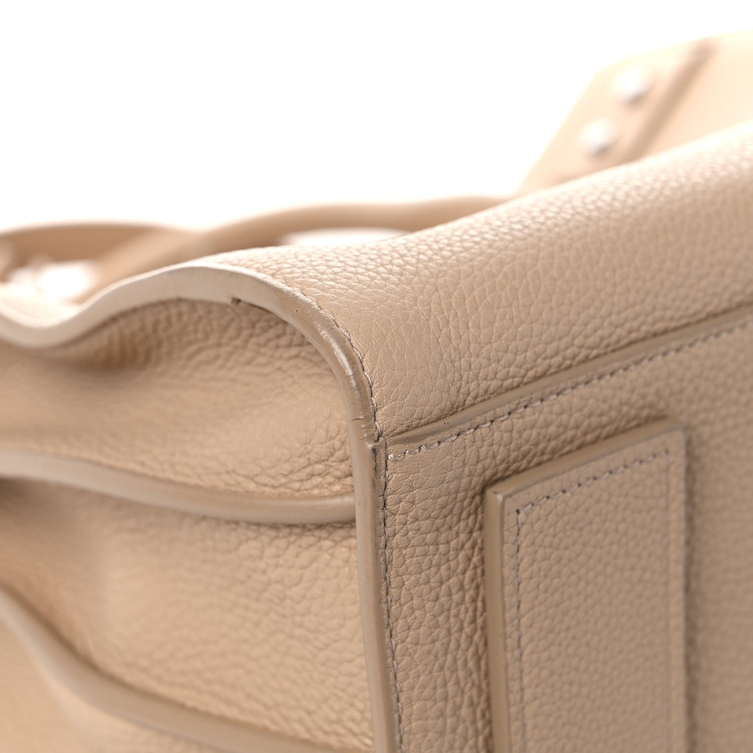 Saint Laurent Grained Calfskin Small Supple Sac De Jour Dark Beige 8 of 29