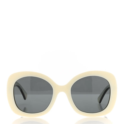 Chanel Acetate Sunglasses 71414A White 2 of 7