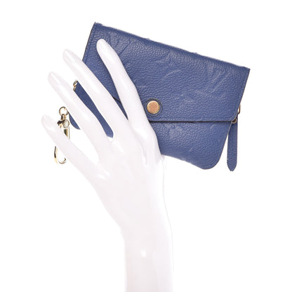 Louis Vuitton Empreinte Key Pouch Denim 2 of 8