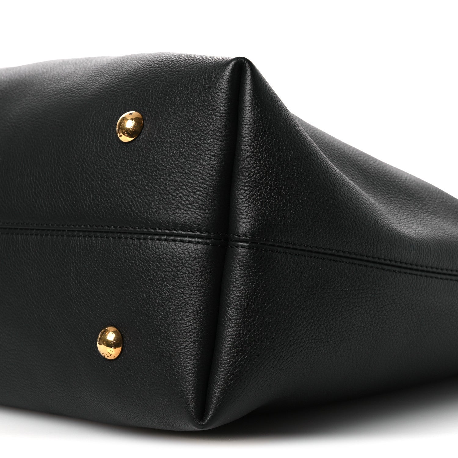 Louis Vuitton Grained Calfskin Low Key Hobo MM Black 10 of 10