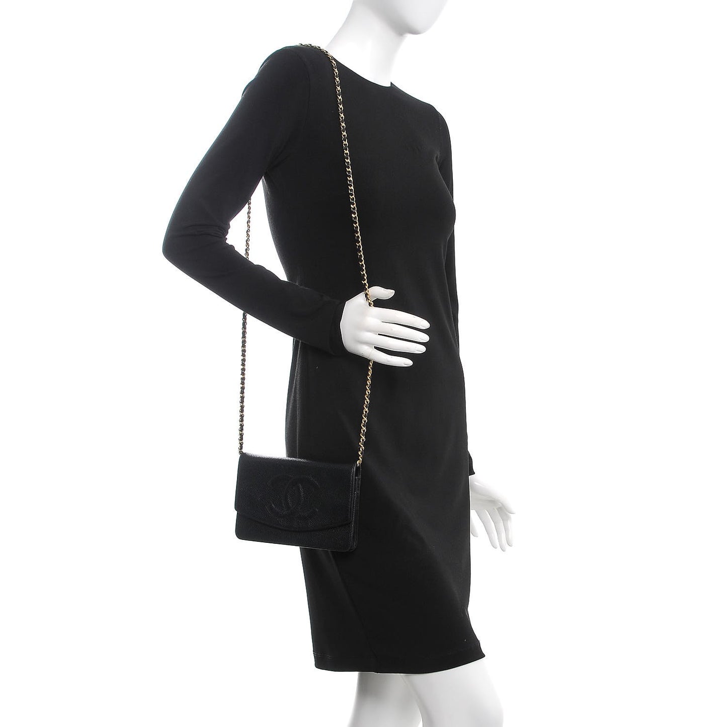 Caviar Timeless CC Wallet On Chain WOC Black