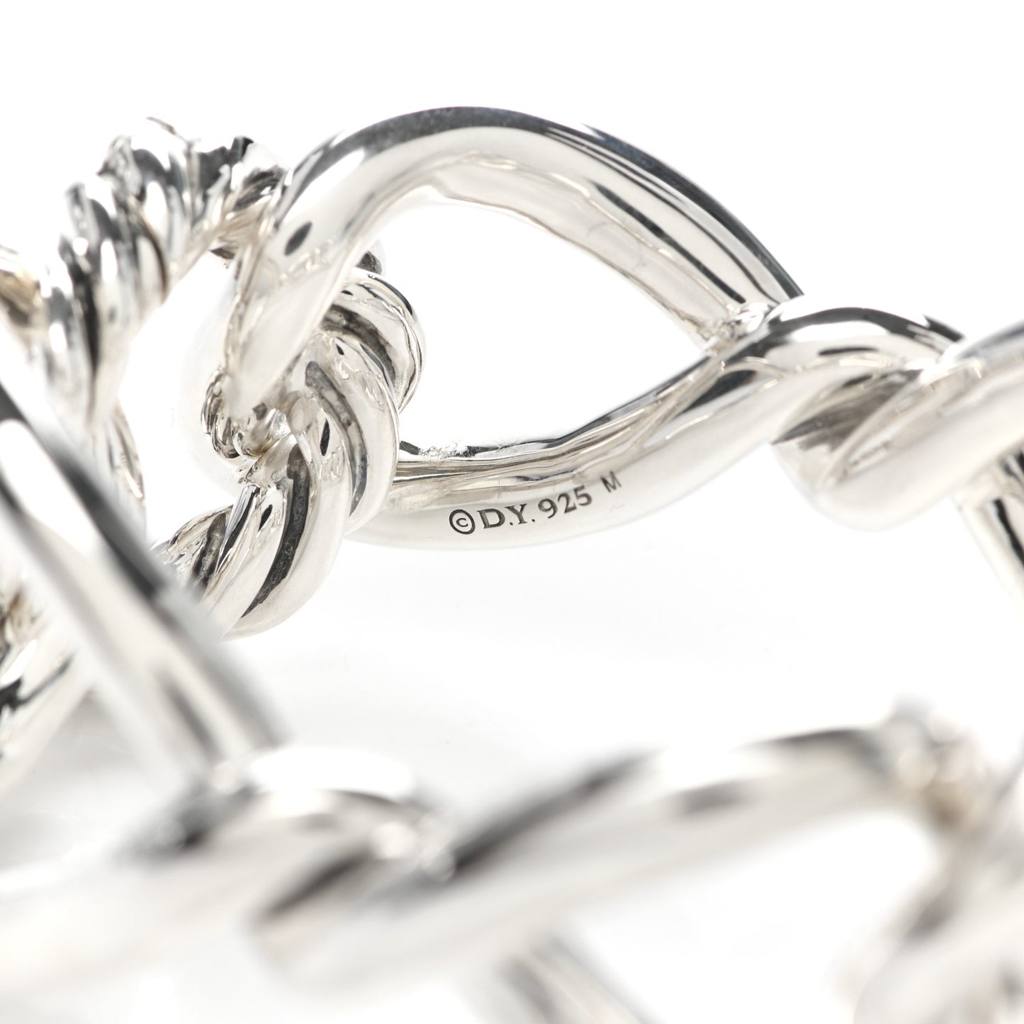 Sterling Silver 33mm Continuance Bold Bracelet