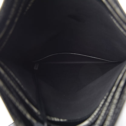 Balenciaga Calfskin Losange Monogram Plastic Tote Black Grey 6 of 9