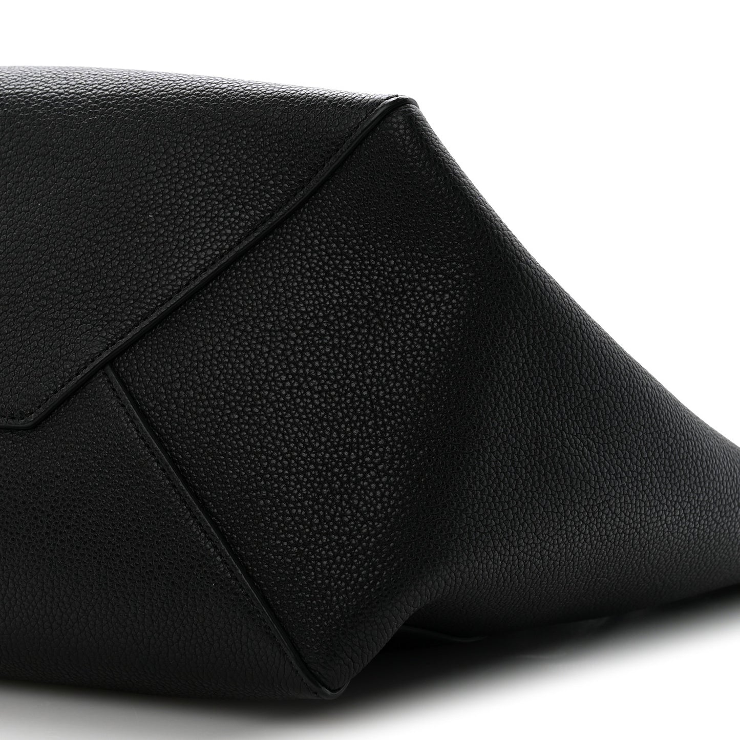 Soft Grained Calfskin Small Belt Cabas Phantom Black