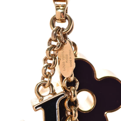 Louis Vuitton Fleur De Monogram Bag Charm Dore 3 of 4