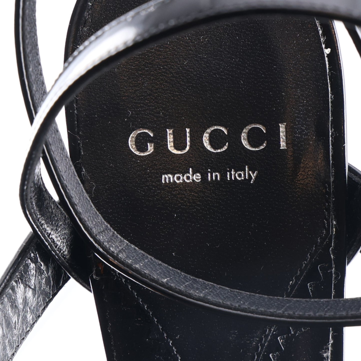 Nappa Regent Strappy Horsebit Sandals 39.5 Black
