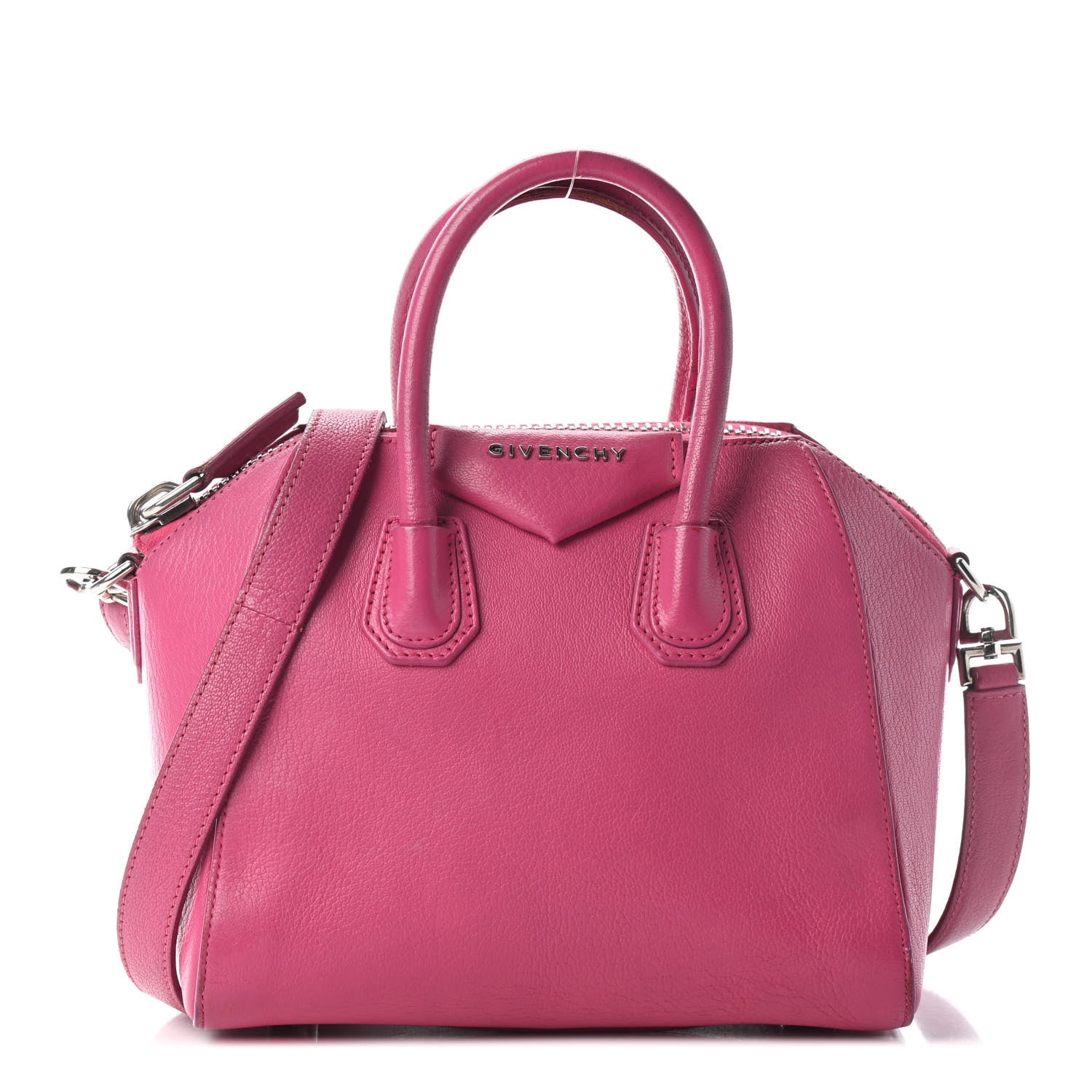 Givenchy Sugar Goatskin Mini Antigona Magenta 1 of 11