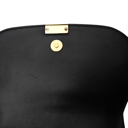 Versace Calfskin Medium Greca Goddess Shoulder Bag Black 11 of 11