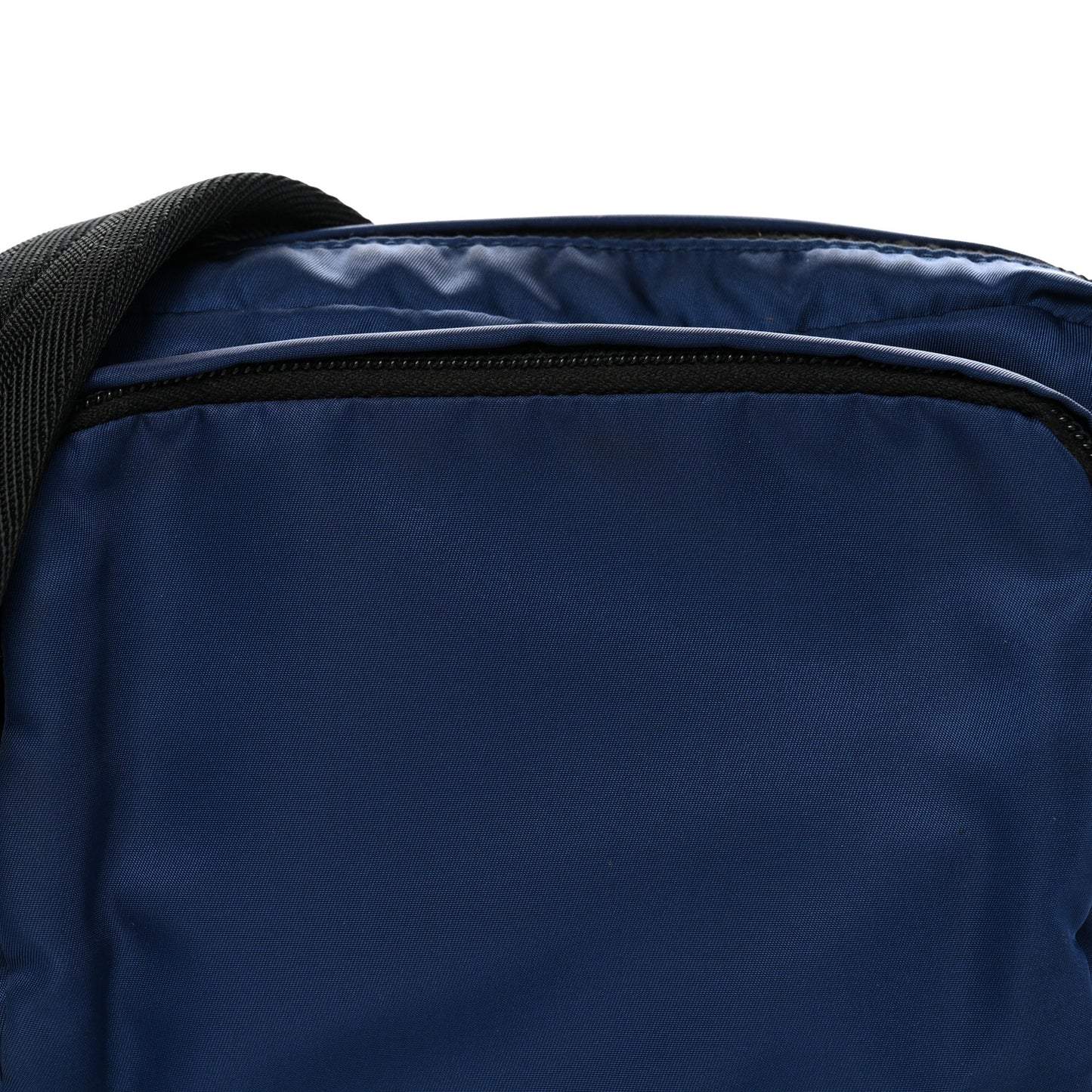 Tessuto Nylon Montagna Messenger Bag  Blue Black