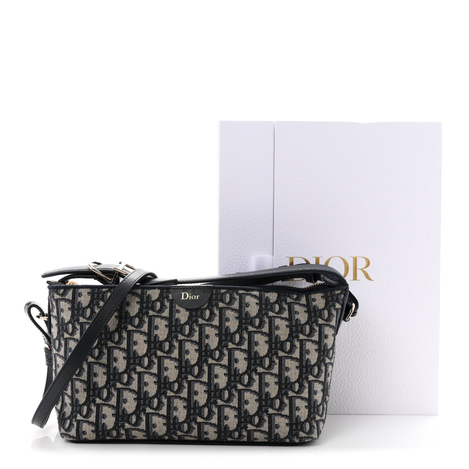 Christian Dior Oblique Nomad Pouch Blue 10 of 10