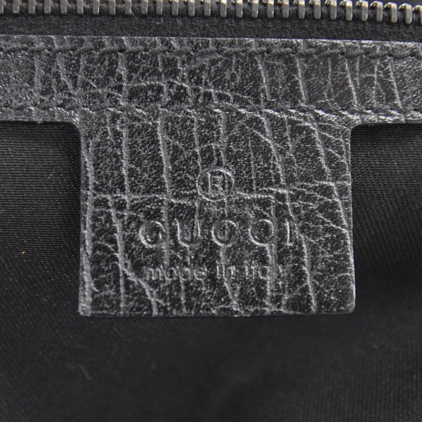 Monogram Medium Horsebit Chain Hobo Black