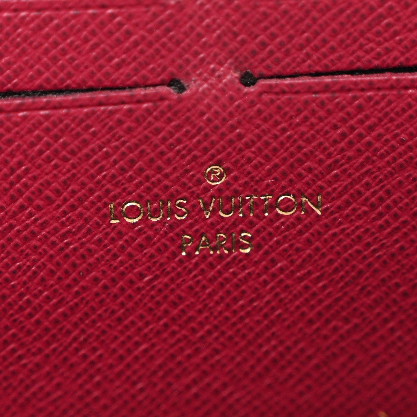 Monogram Clemence Wallet Fuchsia