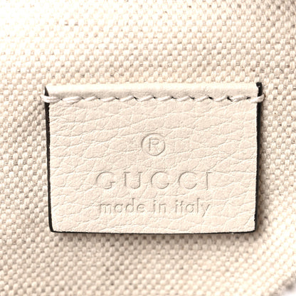 Gucci Grained Calfskin Small Logo Belt Bag White 6 of 10
